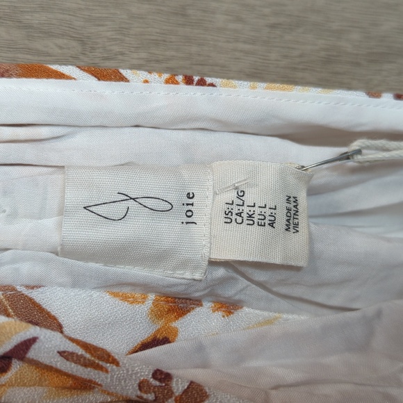 Joie Floral Halter Maxi Dress Large NEW - Picture 6 of 7